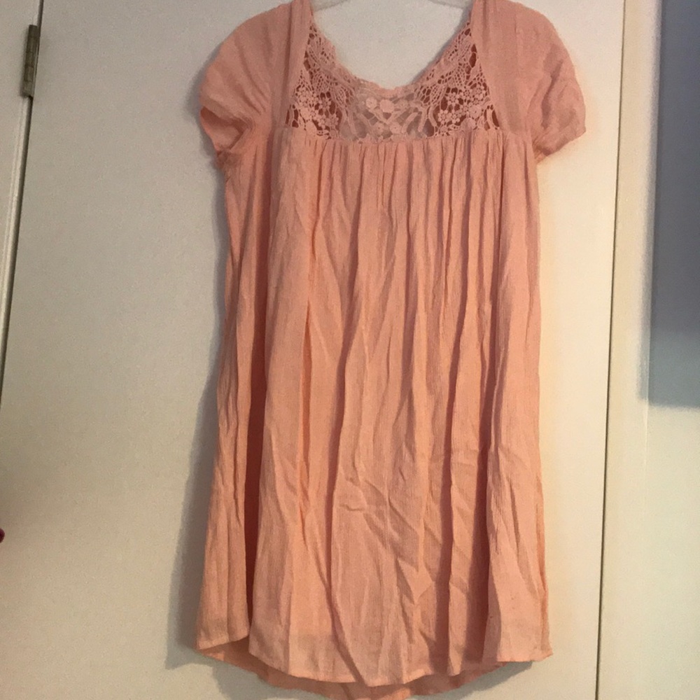 Cute pink dressy maternity top